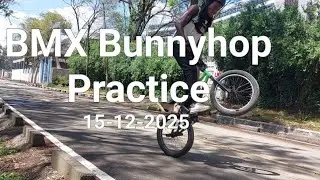 Bmx bunnyhop practice 