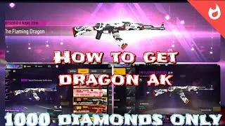New Dragon AK Permanent | Open Many Gun Create |   #freefiremax #newupdate #short #dragonak #short