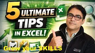 5 Ultimate Excel tips and Tricks! | Grow your skills with these tips in excel