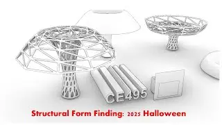 Structural Form Finding Halloween