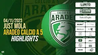 Just Mola-Aradeo 2-3 | concreti e determinati: Gli Highlights | Calcio a 5 Serie C1 Stagione 23/24