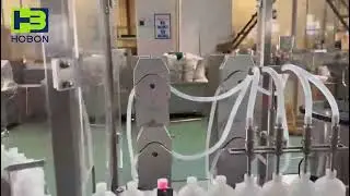4 Nozzles Peristaltic Pump Pesticide Filling Capping Machine
