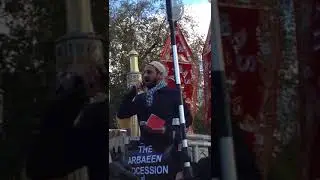 Mustafa Raj Reciting in London Arbaeen Juloos 2017