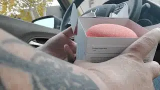 Unboxing of coral AKA orange Google home Mini