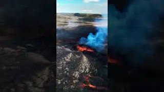 Volcanic eruption Iceland 🌋🇮🇸 #iceland #icelandicnature #iceland2023 #eruption #volcanoisland