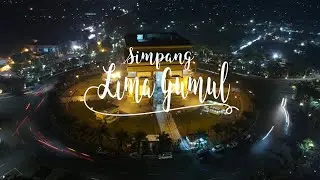 Pesona Simpang Lima Gumul Di Malam Hari (Drone View)