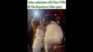 #Usher Celebrates With New Wife, #Jennifer Goicoechea 🎉 Superbowl After-party