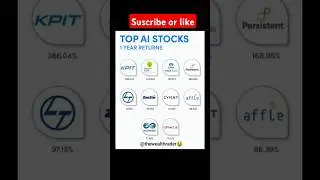#top 10 #AI #stocks #stockmarket #nifty #youtubeshorts #shorts
