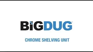 BiGDUG's High End Top Quality Chrome Shelving Units