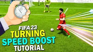This SPEED BOOST TURN is OVERPOWERED in FIFA 23! DIRECTIONAL NUTMEG SPEED BOOST TUTORIAL | FIFA 23