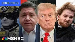 Trump's ESCALATION in Chicago: ICE drags children, Pritzker shouts back | MSNBC Highlights