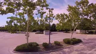 FPV flight in parking lot
