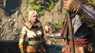 The Witcher 3 - On Thin ice: Avallac'h Uses Sunstone Ciri 