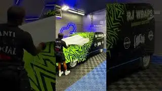 HANDS DOWN the Cleanest Custom Wrap you'll ever see on a VAN!