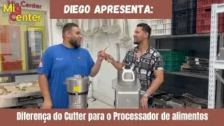 Qual a diferença de um cutter para um processador de alimentos - Diego Apresenta - Mig Center