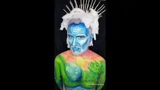 UKFABAC Creative Artist 2021 entry - Thomas (Face Paint | Body Painting) Theme: Mother Earth