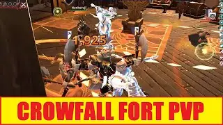 Crowfall Beta PVP - Battle for Fort of Penitax the Wizard