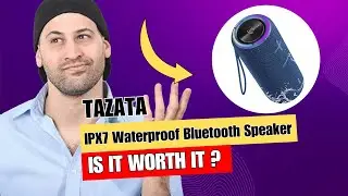 IPX7 Waterproof Bluetooth Speaker - 30W HD Sound, 8H Playtime, TWS Pairing, BT5.3, Portable for Pool