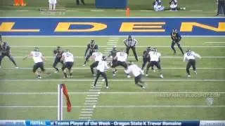 Bryan Bennett to B.J. Kelley 18 yard TD reception vs Cal 2012
