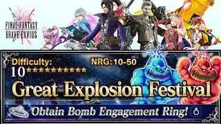 Brave Exvius - Great Explosion Festival ELT all missions