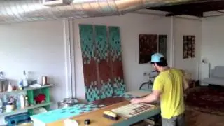 Contemporary copper art by metal artist Adam Colangelo