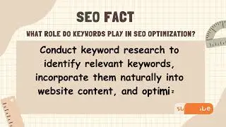 Importance of keywords in SEO,