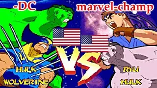 Marvel Super Heroes Vs. Street Fighter - -DC vs marvel-champ FT5
