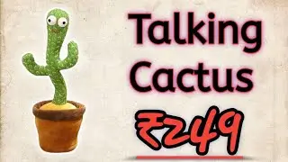 Talking Cactus Unboxing & Review | Dancing & Talking Toy under ₹249