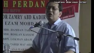 Ezam's fiery speech at Changkat Jering