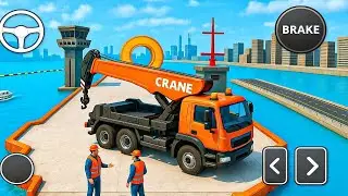 🚧 CRANE Simulator &ndash; Epic Bridge Construction Over Water! 🌉💧