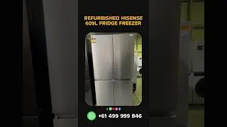 Refurbished Hisense 609L Fridge Freezer | Scratch & Dent Appliances Brisbane | Lucky White Goods
