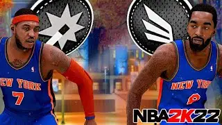 99 OVR Melo TEAMS UP with *PRIME* JR SMITH to DOMINATE the Park ! Knicks DYNAMIC DUO on NBA 2K22 !
