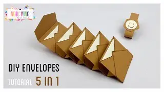 Valentine's gift ideas💡DIY ENVELOPES ✉️ - NGOC VANG HANDMADE 