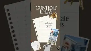 Content Ideas for Real Estate Agent #contentcreation #contentideas