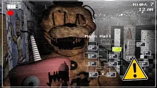 Странный Freddy! Cakebear в FNaF 2! (мод)