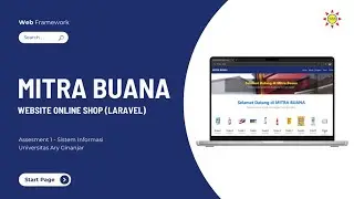 Web Frameworks | MITRA BUANA Online Shop (Laravel MVC Project)