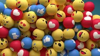 Free Download 3D Emoticons Transitions  - Videohive || After Effects