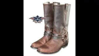 Stars & Stripes - Westernov&eacute; boty WB 01 Braun