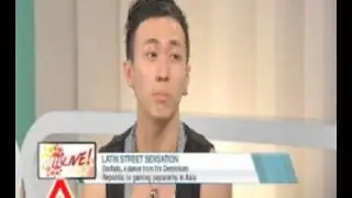 Sam & Basara with Gary Foo, Channel News Asia Singapore Bachata Festival Interview