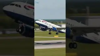 Самолеты не ждут полной скорости взлета #авиация #короткометражки