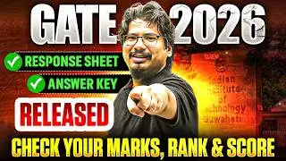 🚨 GATE 2026 Response Sheet OUT ! | Check Your Marks, Rank & Score LIVE 🔥#GATE2026responsesheet
