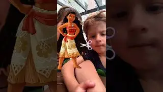 CORTE CERTO DO VESTIDO DA MOANA #shorts