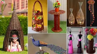News Paper Crafts...12 Creative Ways To Reuse News Paper Tutorial!!! #BestOutOfWaste #Organizer