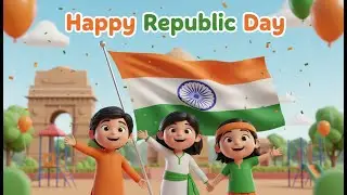 Happy Republic Day 🎉 | 26 January | Kids Special | Patriotic Video for Children |  Kids Celebration