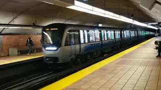 MONTREAL METRO Du College  AZUR Station Stop Platform Levelat South Portal