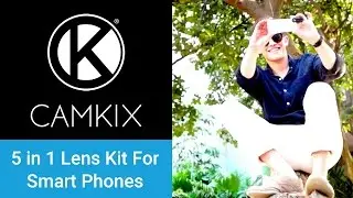 Camkix 5 In 1 Univeral Smartphone Lens Kit - Shoot and Share with an Array of Devices