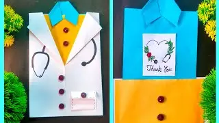 Doctor card making ❤️// easy greetings cards// handmade card ideas// card for kids