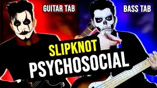 【SLIPKNOT】[ Psychosocial ] cover by Dotti Brothers | GUITAR/BASS LESSON