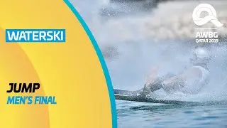 Waterskiing - Men's Waterski Jump Final | ANOC World Beach Games Qatar 2019 | Full Length