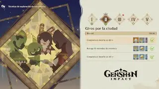T&eacute;cnicas de exploraci&oacute;n de compa&ntilde;eros (II) Giros por la ciudad Genshin Impact